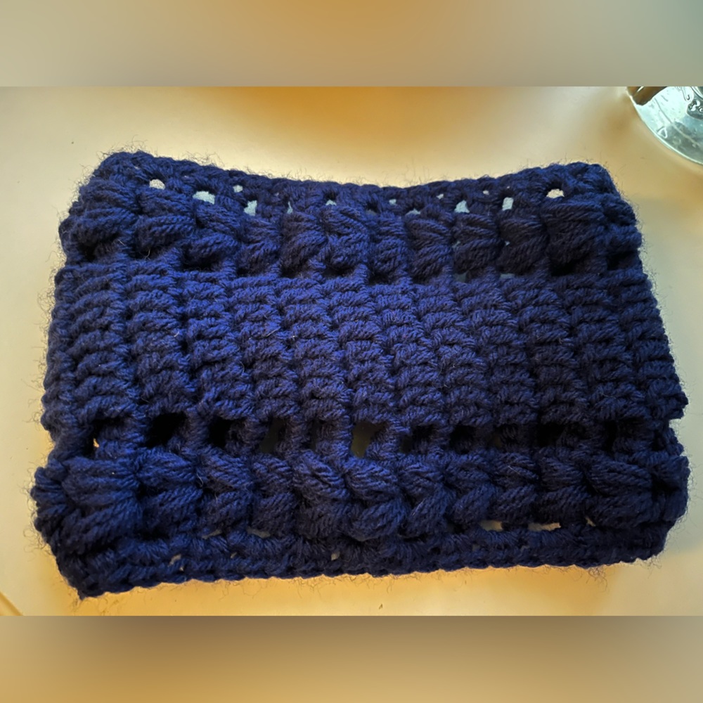 Handmade Blue Crotchet Headband!